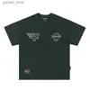 Mäns T-shirts Single Color Round Neck Solid Color Shirt Q240316