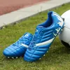 Scarpe da football americano 2024 Uomo Calcio Bambini Tacchetti alti traspiranti Chaussure antiscivolo TF Outdoor