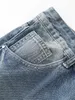 Jeans para hombres para hombre rectos no elásticos de algodón casual moda pantalones de mezclilla rasgados deshilachados lavados jeansl2403