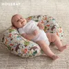Baby kudde med avtagbara kuddar barn nackkudde baby support kudde u-formad mjuk tecknad född baby liggande pad240311