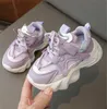 Scarpe da ginnastica popolari per bambini 2024 Primavera per ragazzi e ragazze In pelle superfibra Mesh traspirante Leggero antiscivolo colori incantesimo Scarpe casual