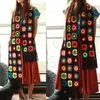 Scarves Handemade Clothing Autumn Winter Crochet Pashmina Scarf Bohemian Women Ethnic Vintage Shawls Cardigan With Tassel