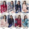 Nachtkleding Oversize M5xl Damesbroek met lange mouwen Pyjama Zijde Satijn Pamas Sets Nachtkleding Nachtjapon Pak Gewaad Badjurk Sleepshirts