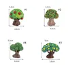 Dekoracje ogrodowe urocze symulowane figurki drzew DEY Dekoracja mini statua żywica rzemieślnicze owoce sad
