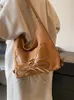 Borse da scuola Zaino con stampa a farfalla Borsa da donna vintage 2024 Borsa a tracolla avanzata in pelle con una spalla sotto le ascelle di grande capacità