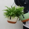 2 ensembles de grands Pots de fleurs d'extérieur, panier suspendu, bassin auto-amorçant, décor de plantes, chaîne de jardinière d'orchidées en plastique pour jardin 240304