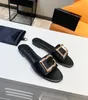 Toppkvalitet D designer g sandaler berömda läder tofflor låga klackskor lyxiga sandale mode kvinnor glider 456