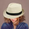 Chapeaux à large bord Chapeau de soleil Top Hommes Femmes Mode Durable Respirant Portable Paille de plage pour les vacances Voyage de rue Randonnée Vocations
