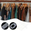 Hangers 50 Stuks Antislip Hanger Strip Jas Grips Siliconen Voor Garderobe Strips Kleding Silicagel Clear Anti-slip