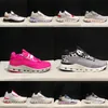 2024 Cloud Shoes Pearl White Chaussures de course pour femmes Nova Form Designer Casual Mens Tennis Plate-forme Baskets Run Pink Clouds Monster Shoe sneaker