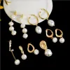 Neue Hot Sale Women Ohrringe billige Perle Ohrringe 10 Stile Hochzeitszubehör für Frauen Schmuck