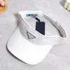 Prad Cap Holiday Headless Sun Hat Charm Mens Womens Summer Baseball Cap Suitable for Neutral Adjustable Letter Fashion Hat Adult Op Wholesale Ppaaa 367