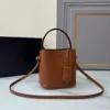 10A high quality designer bags totes Drawstring Bucket Bags mini crossbody bag 16cm cowhide fashion mini bag Small Brown Luxury Bag Gift box packaging womens bag