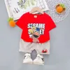 Summer Kids Designer Ubrania dziecięce stroje dresowe dla dzieci mody chłopców dziewczyn