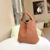 Designer Bottegs Arco Tote Venetas Bag Womens 2024 New Korean Internet Celebrity Woven Underarm Mother Single Shoulder Handheld Crossbody Tide SG3C NNEO