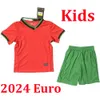 24 25 Portuguese PORTUGAL soccer jerseys FERNANDES BERNARDO JOAO FELIX DANILO SILVA Portuguesa RAPHAEL Football shirt 2024 Portugieser Men Kids Kit set uniforms