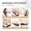 3 in 1 est Massage Pillow with Car Home Duel Use Easy Carry Neck Back Shoulder Waist Body Massager Gift Relief Pain EU Plugs 240301
