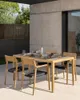 Camp Furniture Product Outdoor Home Rope El Weave Rattan Chair Dining Arm Wholesale Price