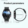 その他の時計新しい2023 ECG+PPG SMART BLUETOOTHコール音楽プレーヤーMan Sports Waterproof Luxury Smart for Android iOS Y240316