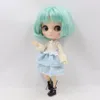 DBS blyth Middie Doll joint body mint green hair short bob hair 18 20cm BL4006 anime girls gift 240315