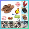 Designer Ca ual Platform Slides Slippers Men Woman anti slip wear-resistant weidght breathable super soft soles flip flop Flat Beach sandals side GAI