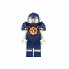 Minifig boneca bloco de construção brinquedos minifig brinquedo pequena montagem de partículas fantasma ninja frango comendo estilo polícia casal casamento aleatório d dh2kr