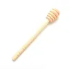 Spoons Wooden Stirring Stick Rod Spoon Dip Drizzler Server Long Mini Bee Honey Dipper Stirrer Muddler 145Mm 1 Pcs Drop Delivery Home Dhexh