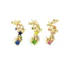 Boucles d'oreilles Backs Design Fashion Crystal Star Oreille pour femmes Clip Wrap Bijoux Cadeaux