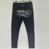 Luxe Hommes Noir Stretch Slim Fit Trou Jeans Forage Designer Punk Pantalon Rue Denim Strass Crayon Pantalon Y2k 240309