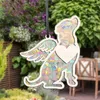 Figurines décoratives chien attrape-soleil arc-en-ciel, panneaux de fenêtre d'intérieur commémoratifs en acrylique pour les amoureux de la famille
