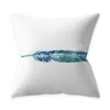 Housse de coussin pour canapé, couvre-lit, décoration de maison, bleu, 45x45