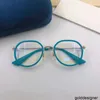 Designer Net red round GG glasses female Korean version tide big face thin anti blue radiation flat lens can be equipped with myopia 0691 B4ST