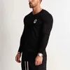 Camisas casuais masculinas primavera e outono camisa de fundo dos homens fino fitness magro encaixe longo sle topsc24315