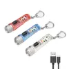 USB-Lade-Multifunktions-Taschenlampe, starkes Licht, superhell, wasserdicht, große Entfernung, tragbare LED-Mini-Taschenlampe für Zuhause im Freien 968978