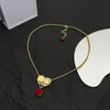 Collier de mode Marque de luxe Femmes Célèbre Lettre Pendentif Collier Femme Hip Hop Chaîne 18K Plaqué Or Colliers En Acier Inoxydable Bijoux De Mariage 10 styles