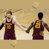 Jamison Savaşı Dawson Garcia Minnesota Basketbol Forması Kadyn Betts Braeden Carrington 55 Ta'lon Cooper Parker Fox Jaden Henley Minnesota Altın Gophers Forma