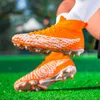 American Football Shoes Mens Soccer Boots Women's High Top Professional Ultra Light Outdoor Training Match Sneakers Storlek 35-45