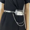 belts for women designer bag accessories letter women's chain belt decoration dress jeans mini leather small waist bags