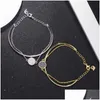 Kette 925 Silber Material CZ Kristall Planet Charm Armband für Frauen Mädchen Rose Gold Farbe Link Schmuck S270 Drop Lieferung Armbänder Dhlmv