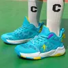 Basketball Shoes Spring High Childrens Mesh Breathable Outdoor Sneakers Kids Anti-Slip Trainers Women Sports