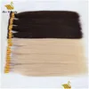 Human Hair Weaves 2 Bundles Remy Hand Tie Weft Human Hair Weave High Quality Humanhair Extension Wholesale Color Customizable Drop Del Dh5Ho