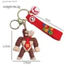 Chaveiros Lanyards Super Bros 3D Cartoon Chaveiro Accesorios Schoolbag Pingente Chave Bolsa Decoração Coleção Ornamento Crianças Brinquedos Presente de Aniversário Y240316