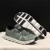 2024 Nya utomhus 5 Rinnande skor Casual Designer Platform Sneakers Stöttabsorberande sport alla svartvita grå för kvinnor herr träning tennistränare sport s