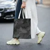 Einkaufstaschen Kawaii Druck Carbon Camouflage Design Einkaufstasche Wiederverwendbare Canvas Shopper Schulter Army Military Handtasche