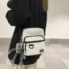 Tasche Frauen Männer Schulter Messenger Kleine Leinwand Umhängetaschen Für Mädchen 2024 Japanischen Student Handtasche Mini Telefon Geldbörse Klappe