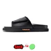 Waterfront Embossed Rubber Slippers Triple Black White Orange Summer Shoes Mens Womens Leather Flats Sandals Luxe claquette home mules Slides dhgate
