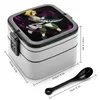 Louça Meliodas Design Dupla Camada Bento Caixa Salada Piquenique Portátil Sete Pecados Capitais Anime