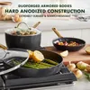 Pans GreenPan Reserve Hard Anodized Healthy Ceramic Nonstick 16 Piece Cookware Pots And Set Gold Handle PFAS-Free