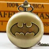 Pocket Watches Creativity Bat Quartz Watch Spersonalizowany naszyjnik urodzin