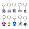 Key Rings Cartoon Baseball Keychain Personality Sports Style Keyring Ornament Chain Car Pendant Gifts Drop Delivery Otgj9